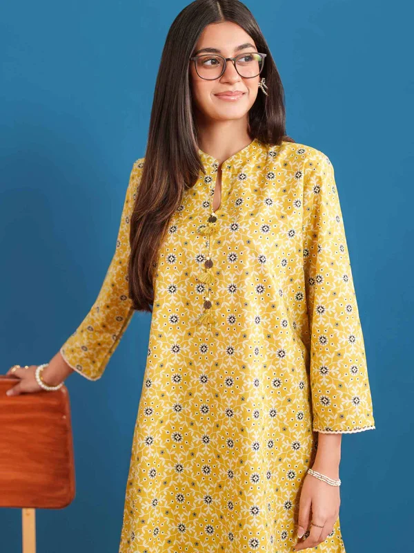 Sunbeam Elegance Printed Suit Set